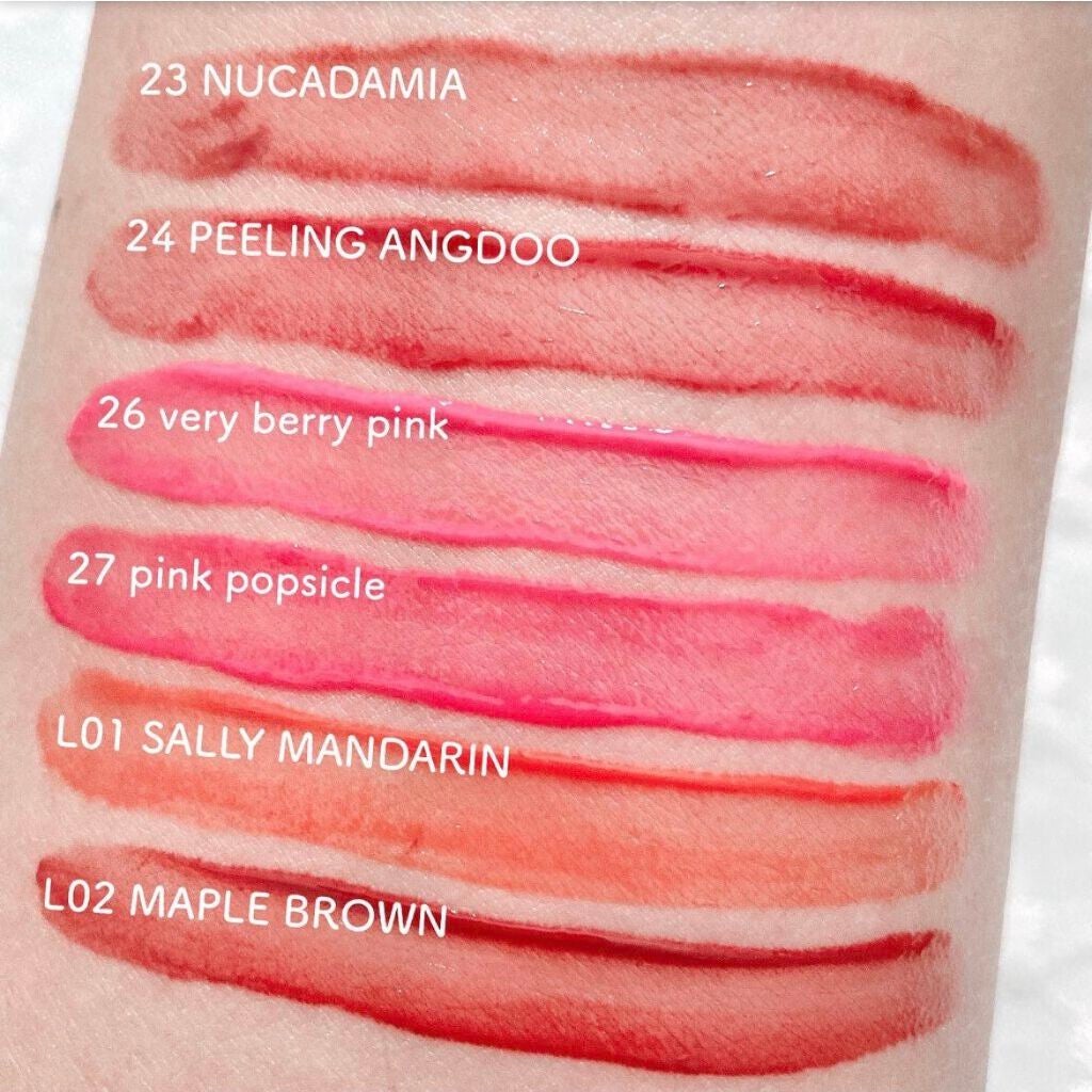 ジューシーラスティングティント/rom&nd/リップティントを使ったクチコミ(3枚目)