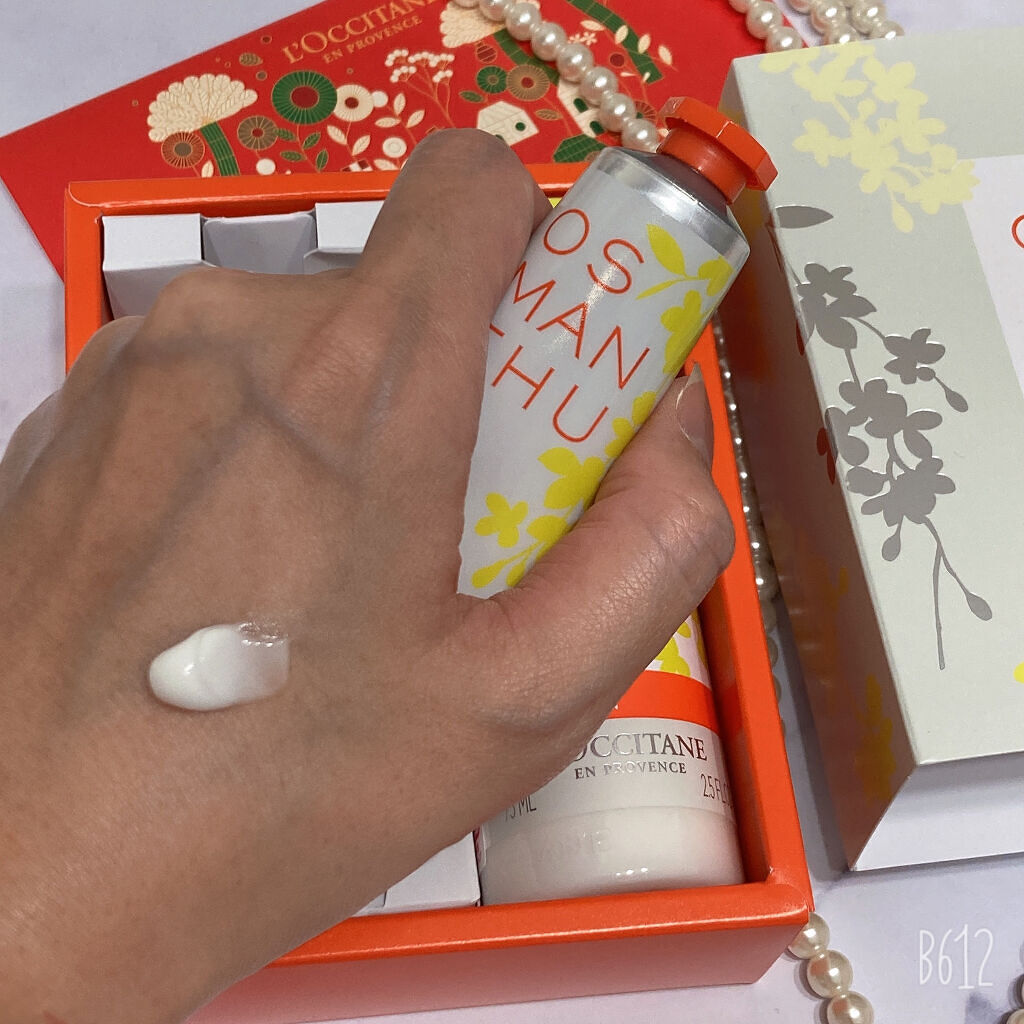 オスマンサス ボディミルク/L'OCCITANE/ボディミルクを使ったクチコミ（2枚目）
