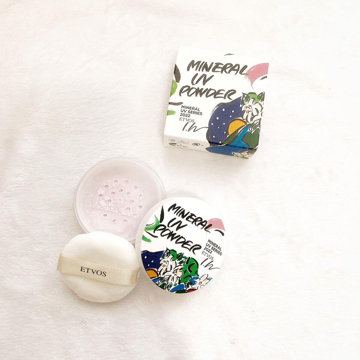 ミネラルUVベール ベールパフ/エトヴォス/プレストパウダーを使ったクチコミ（2枚目）