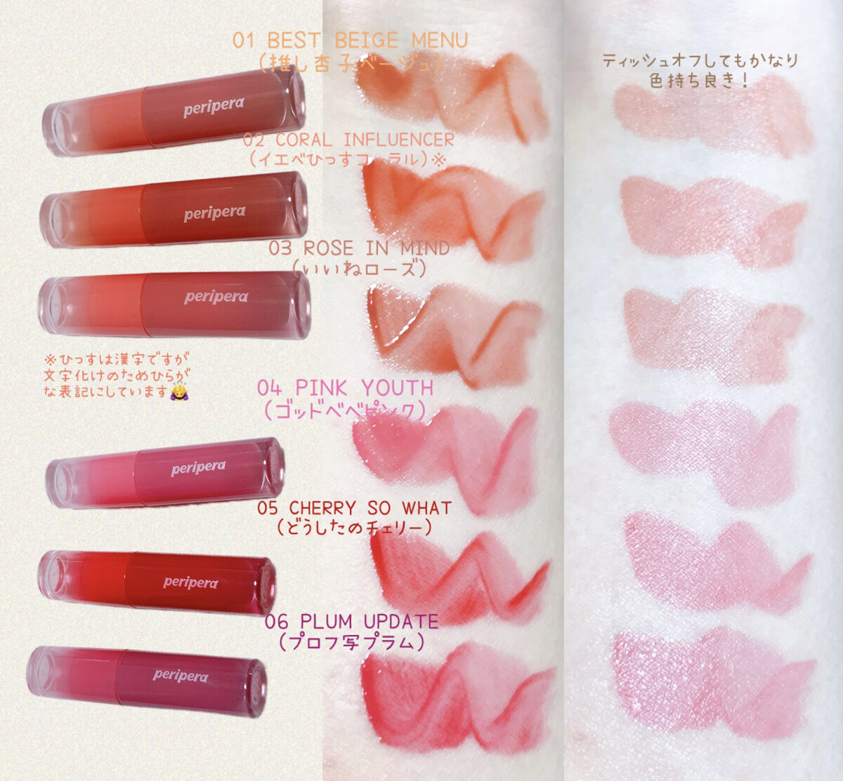 ペリペラ インク ムード グロイ ティント/PERIPERA/リップティントを使ったクチコミ（2枚目）