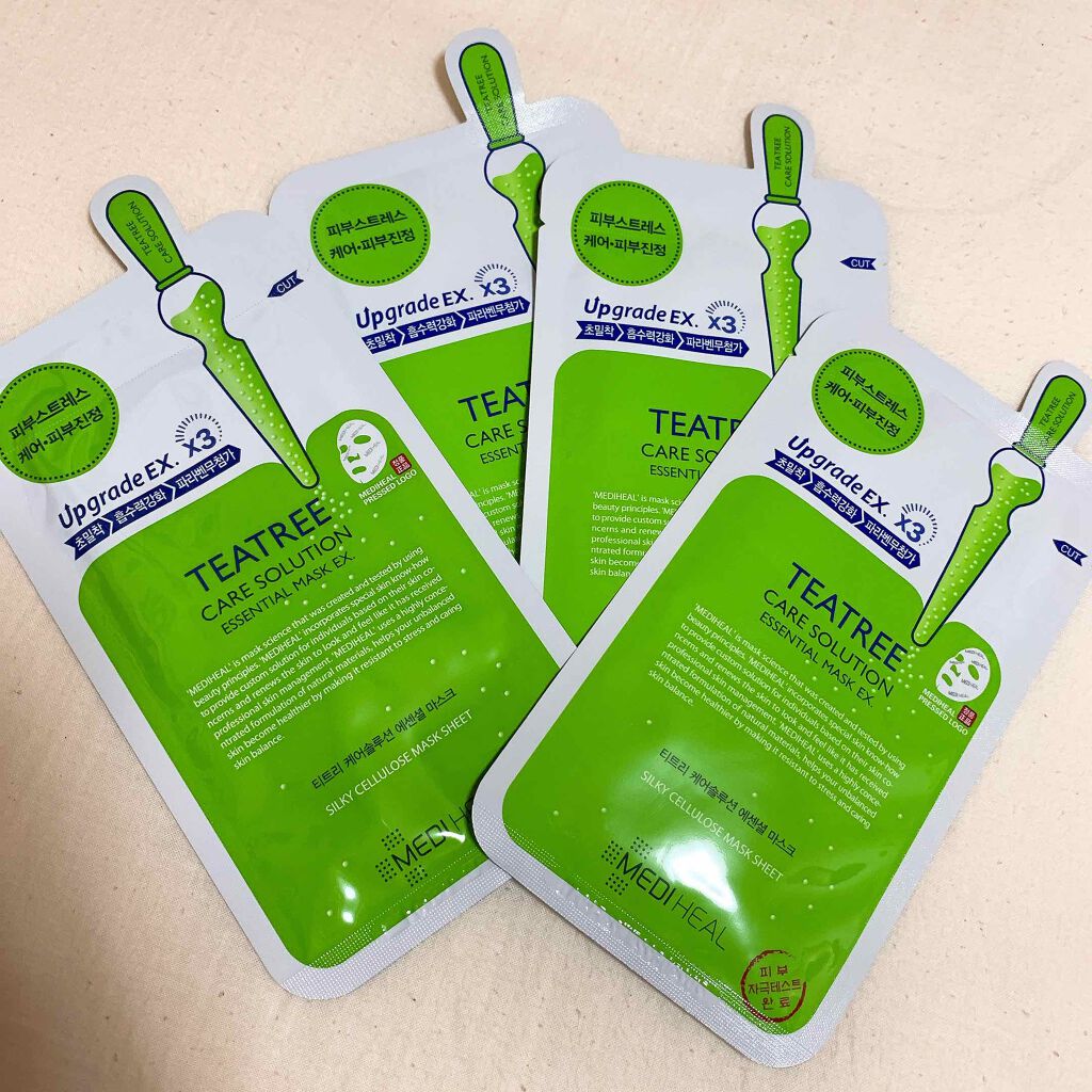 ティーツリーケア ソリューション エッセンシャルマスクEX/MEDIHEAL/シートマスク・パックを使ったクチコミ(1枚目)