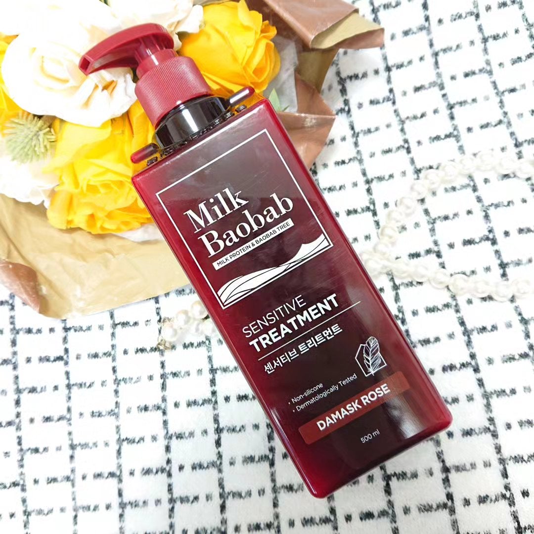 センシティブ シャンプー / トリートメント ダマスクローズ/ミルクバオバブ/市販シャンプーを使ったクチコミ(3枚目)