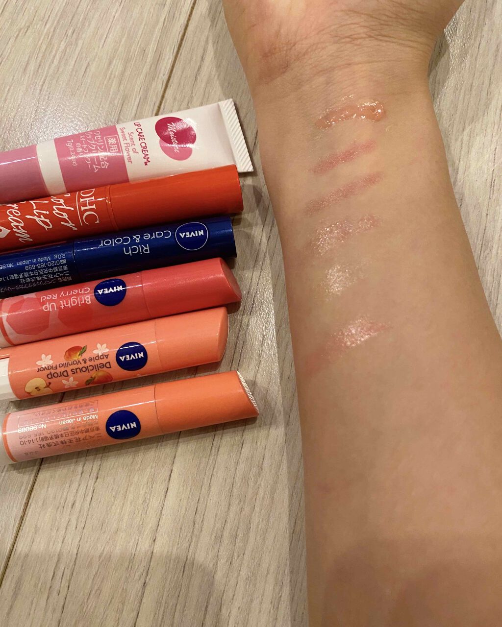 ニベア リッチケア&カラーリップ/ニベア/リップクリームを使ったクチコミ(2枚目)
