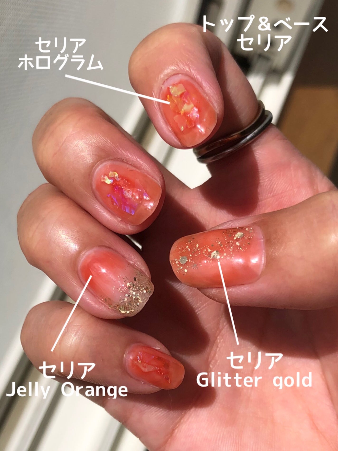 ジェルネイル/セリア/ジェルネイルを使ったクチコミ(2枚目)