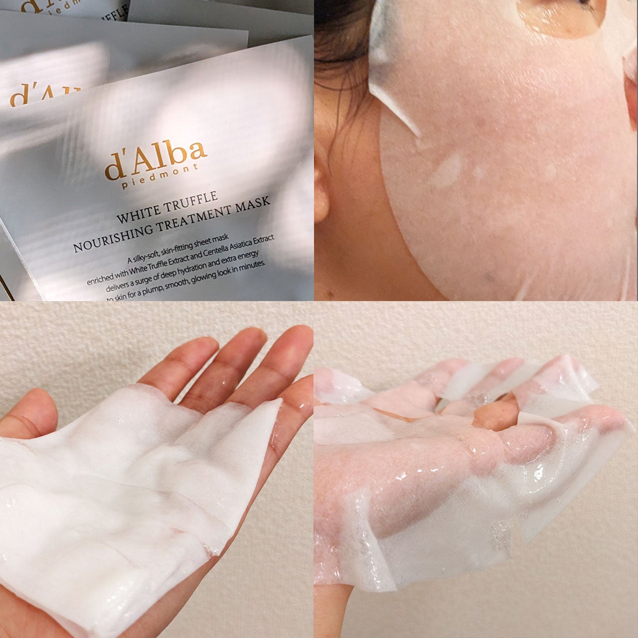 ホワイトトリュフナリシングトリートメントマスク/ダルバ/シートマスク・パックを使ったクチコミ(5枚目)