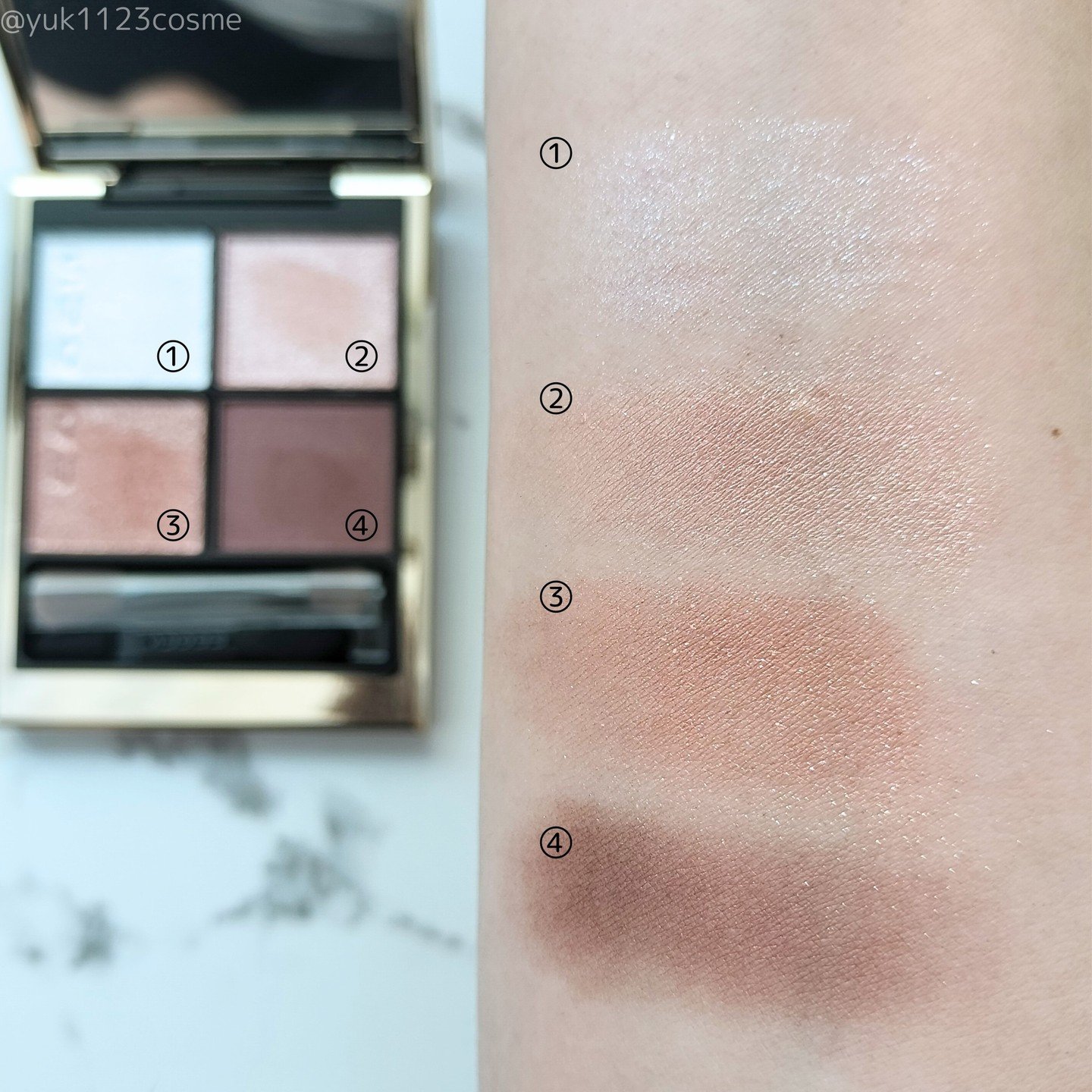 シグニチャー カラー アイズ/SUQQU/アイシャドウパレットを使ったクチコミ（3枚目）