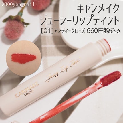 ジューシーリップティント/キャンメイク/口紅を使ったクチコミ(1枚目)