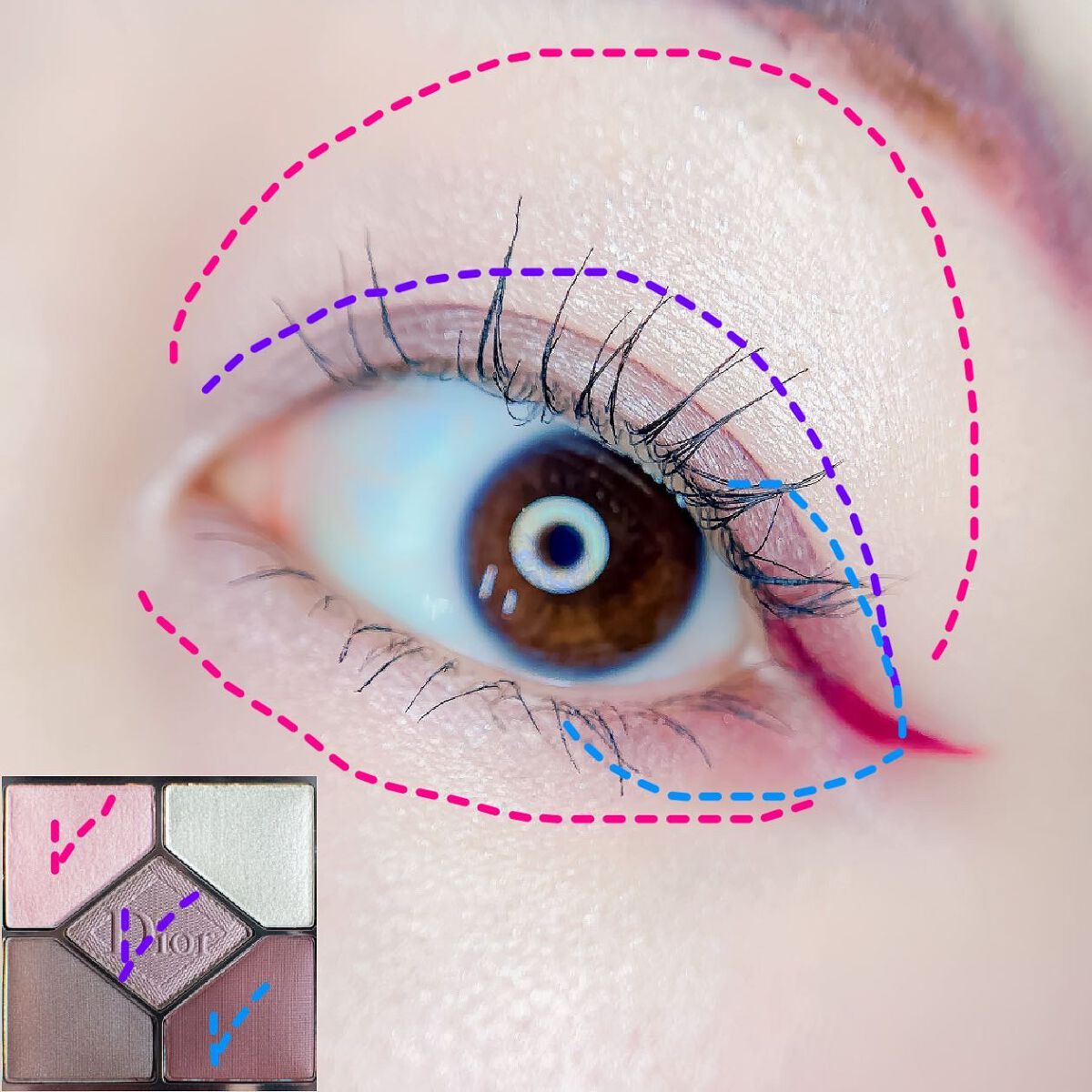 【旧】サンク クルール クチュール/Dior/アイシャドウパレットを使ったクチコミ（2枚目）