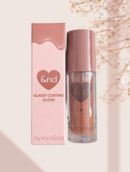 グラッシーコーティンググロス/&nd by rom&nd/リップグロスを使ったクチコミ(1枚目)