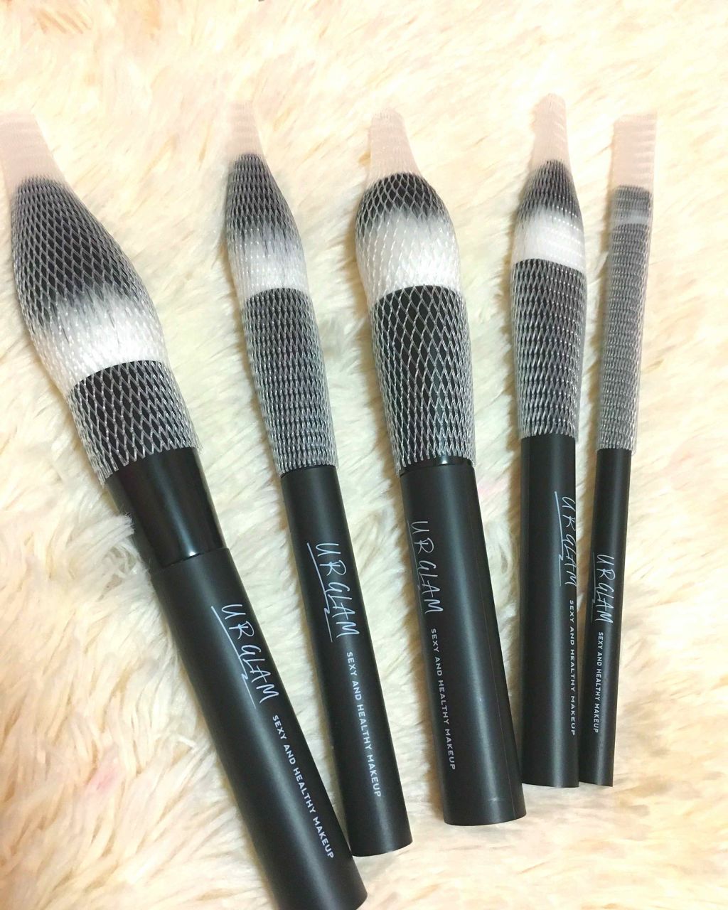 SIXPLUSメイクブラシネット 1セット50枚入り/SIXPLUS/その他化粧小物を使ったクチコミ(2枚目)