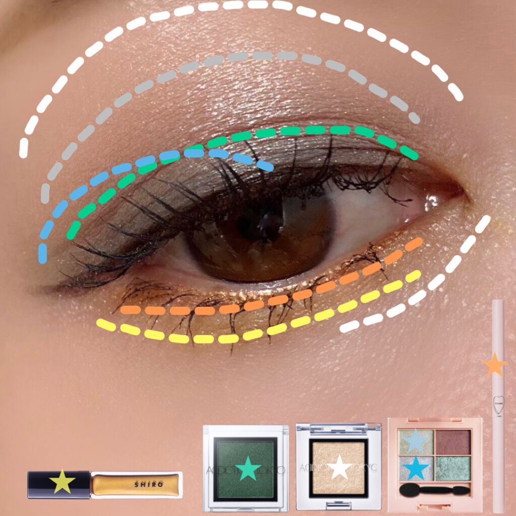 ザ アイシャドウ L 171 Sacred Pond/ADDICTION/単色アイシャドウを使ったクチコミ（2枚目）