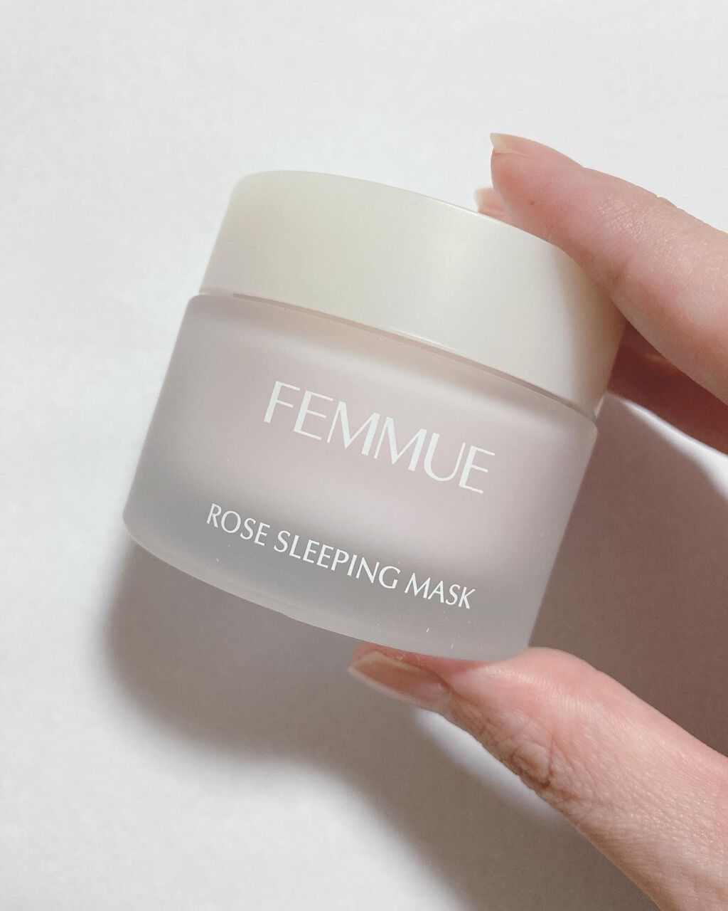 ローズウォーター スリーピングマスク/FEMMUE/フェイスクリームを使ったクチコミ（2枚目）