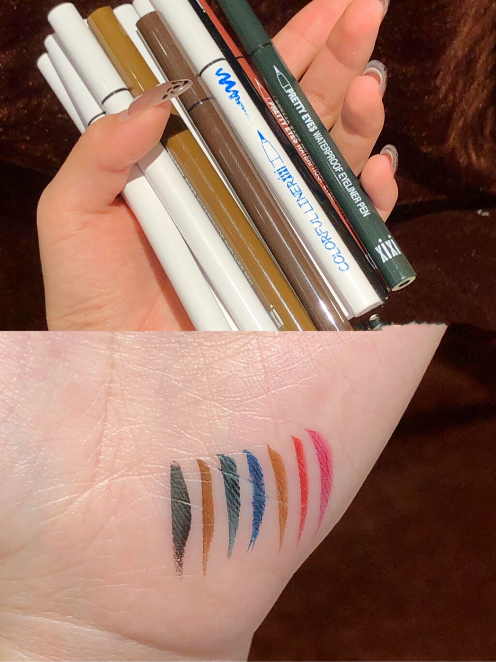 SakuraBo on LIPS 「中華コスメカラフルでコスパ最強なアイライナー ❤️定価より..」(3枚目)