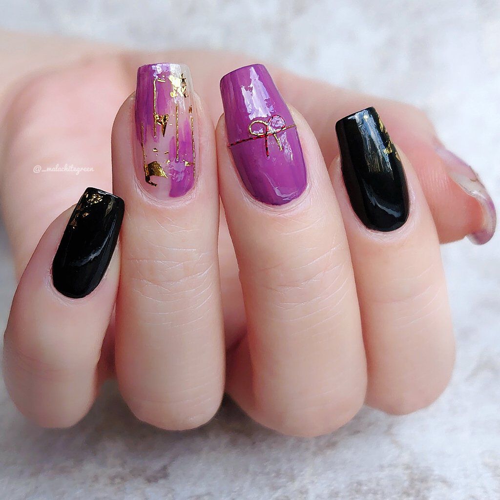 四季彩まといネイル Kyo Mioriの口コミ 四季彩まといネイルで塗りかけ和風ネイル 縁 By Minori Selfnail Lips