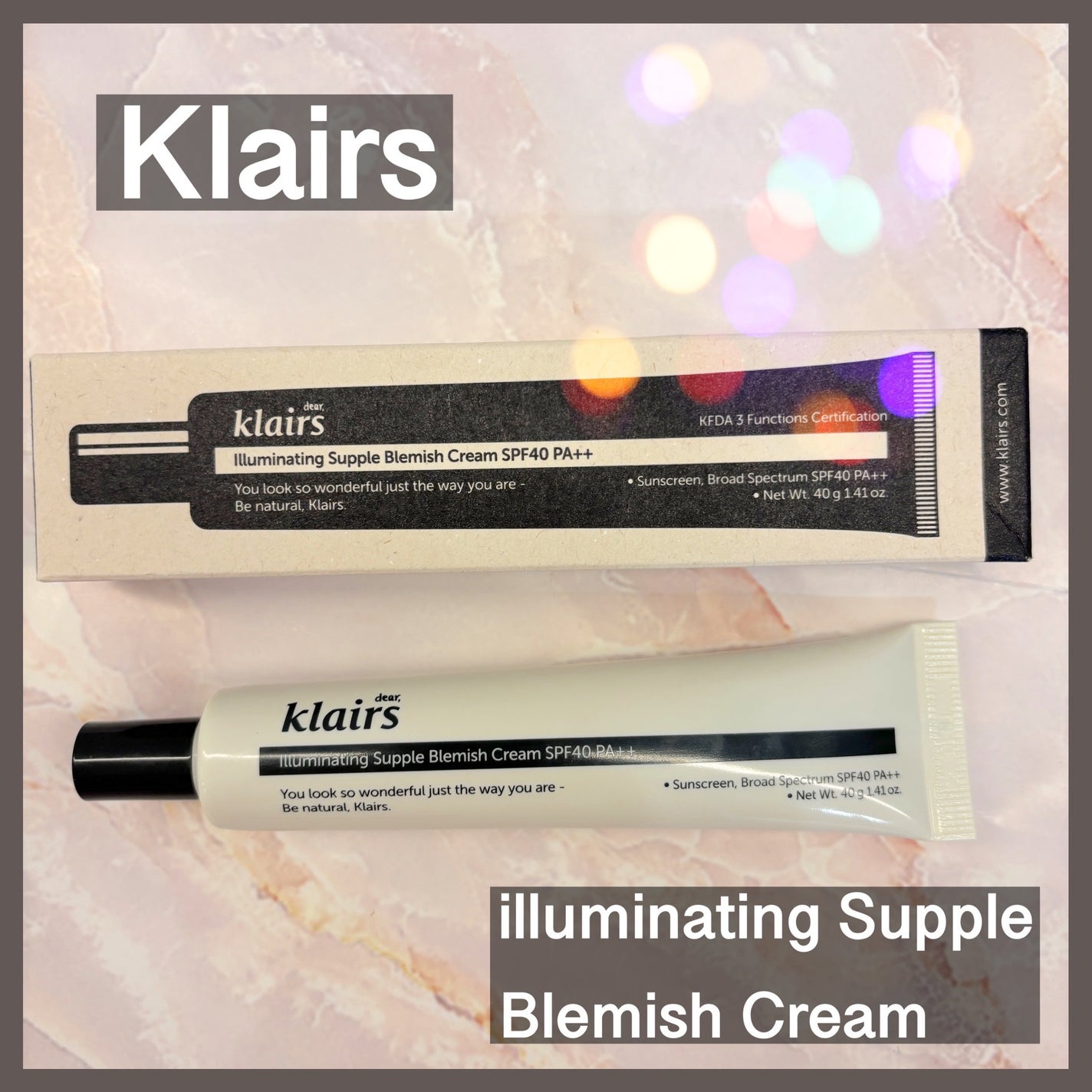 イルミネーティングサプルブレミッシュクリーム(40ml)/Klairs/化粧下地を使ったクチコミ(1枚目)
