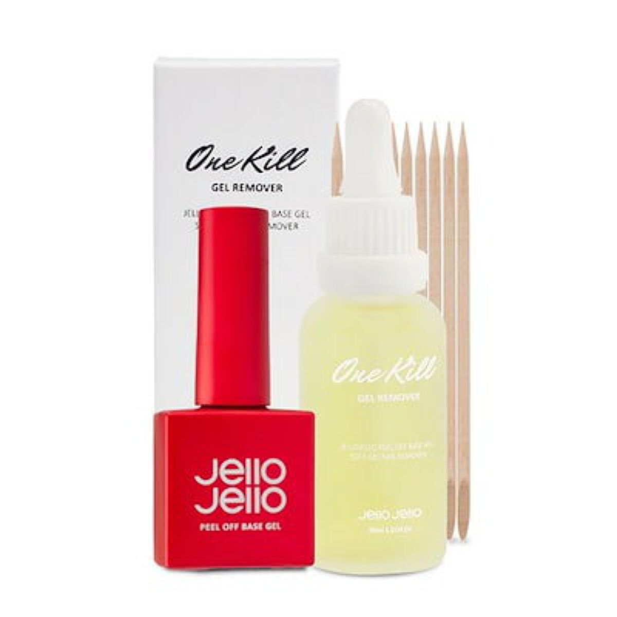 jello jello ジェロジェロ セルフネイル ピールオフジェル 試してみた】ピールオフベースジェル JELLO JELLOのリアルな