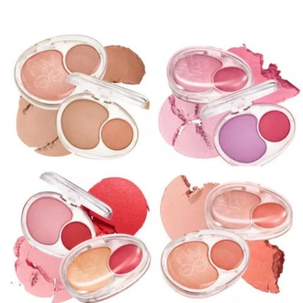 デュアルチークメロウ/fwee/ジェル・クリームチークを使ったクチコミ(6枚目)