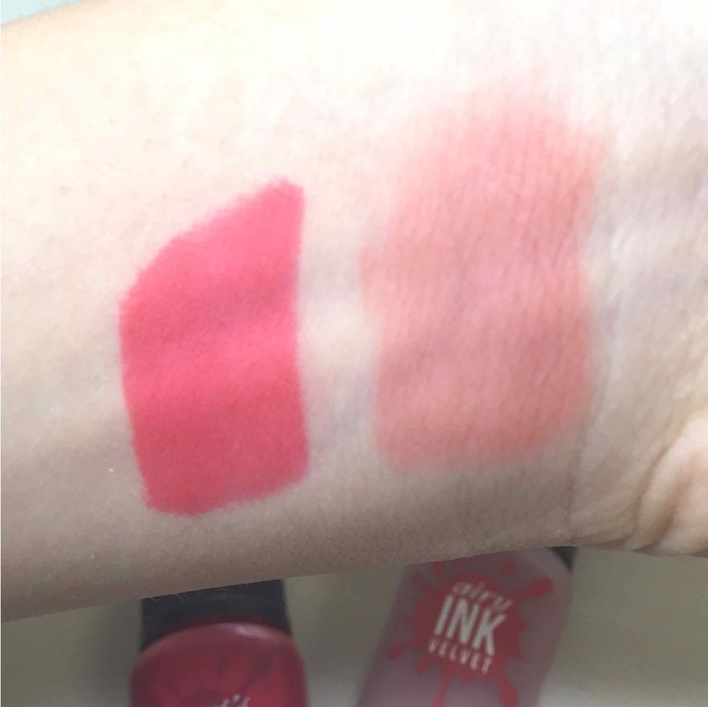 インク ベルベット/PERIPERA/口紅を使ったクチコミ（3枚目）