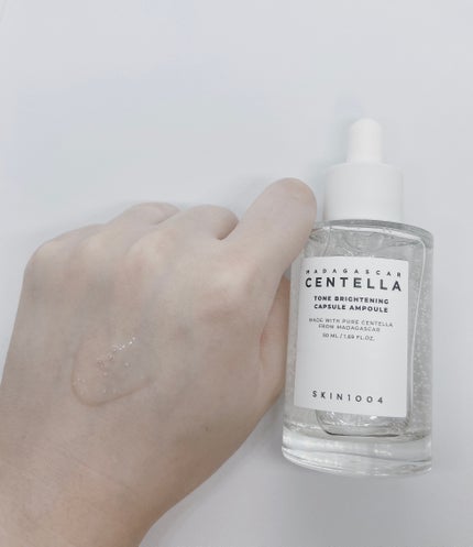 トーンブライトニング カプセルアンプル/SKIN1004/美容液を使ったクチコミ(2枚目)