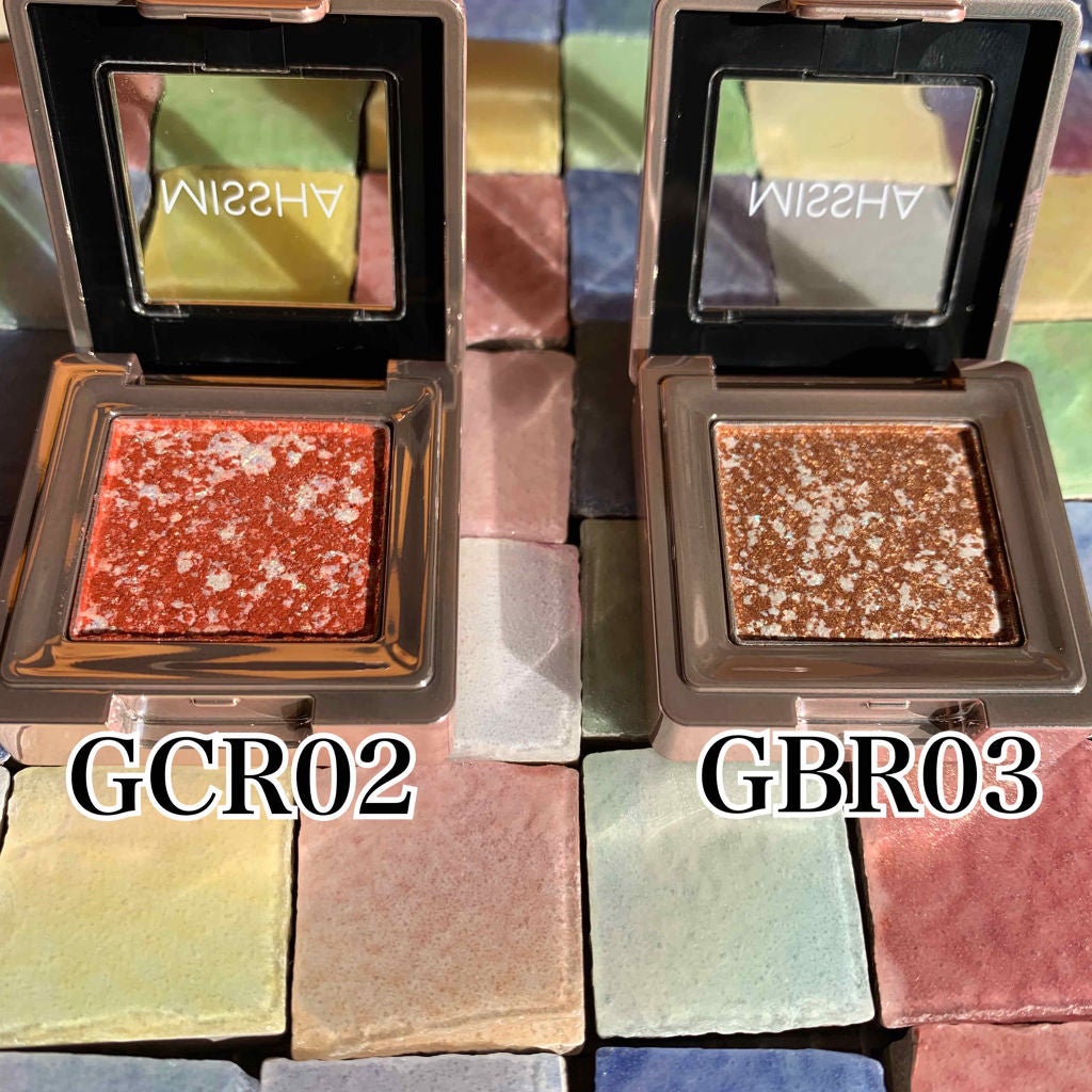 グリッタープリズム シャドウ/MISSHA/グリッターを使ったクチコミ(2枚目)