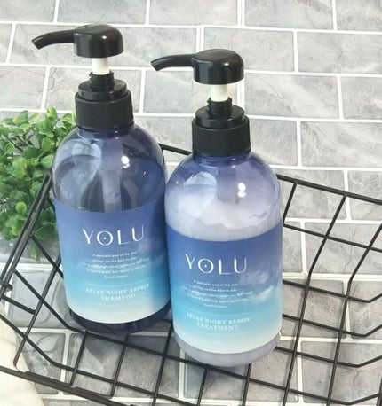 リラックスナイトリペア シャンプー/トリートメント/YOLU/市販シャンプーを使ったクチコミ(1枚目)