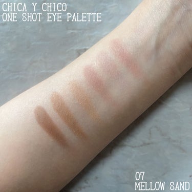 ワンショットアイパレット 07＃MELLOW SAND/CHICAY CHICO/アイシャドウパレットを使ったクチコミ（3枚目）