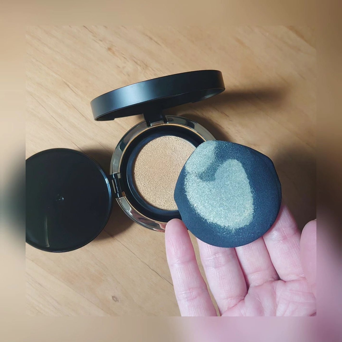 オリジナル ピュア セラム カバーアップ クッション/bareMinerals/クッションファンデーションを使ったクチコミ(4枚目)