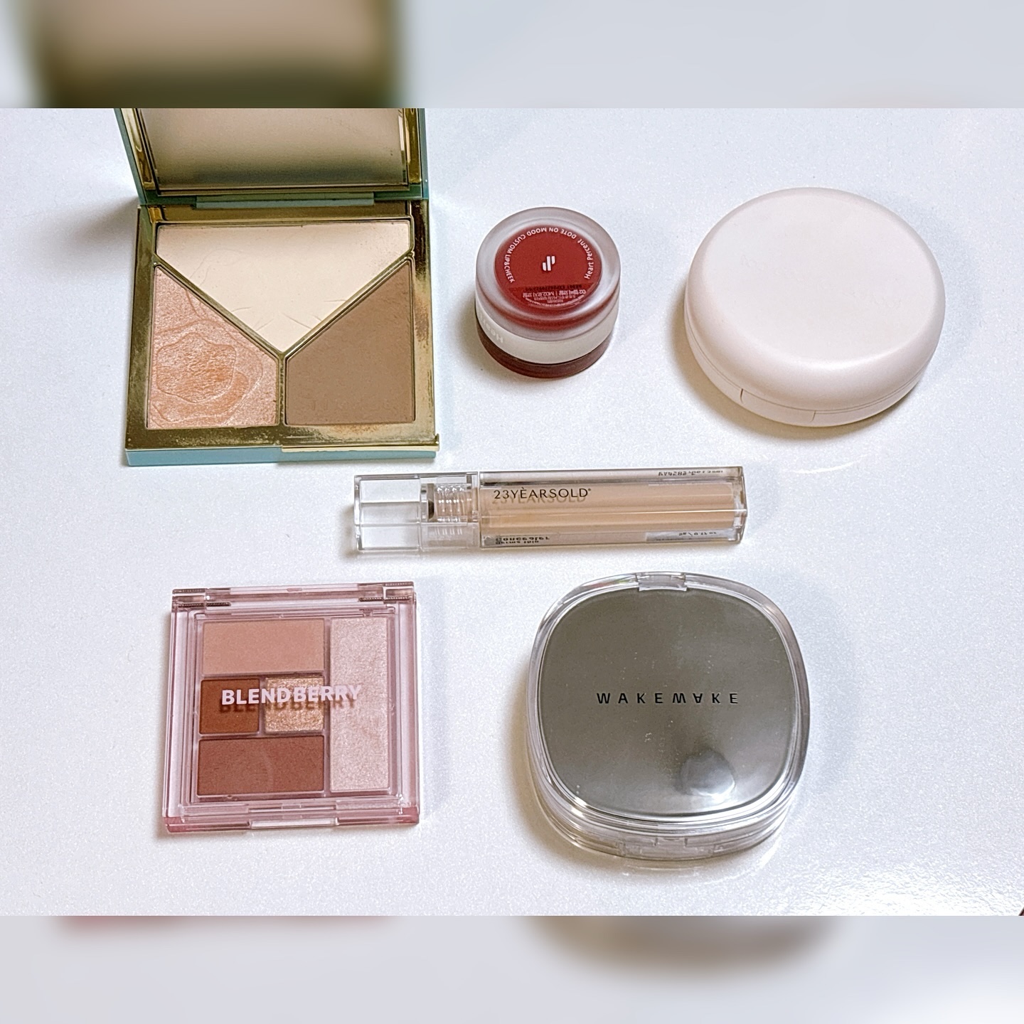 ドットオンムード・カスタム・リップアンドチーク 02 HEALTHY CORAL-TONE MOOD/Heart Percent/ジェル・クリームチークを使ったクチコミ（2枚目）