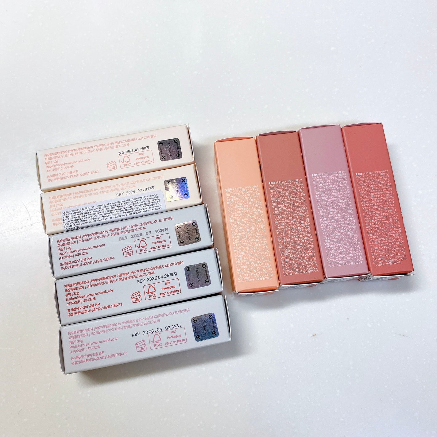 ゼロマットリップスティック/rom&nd/口紅を使ったクチコミ(5枚目)