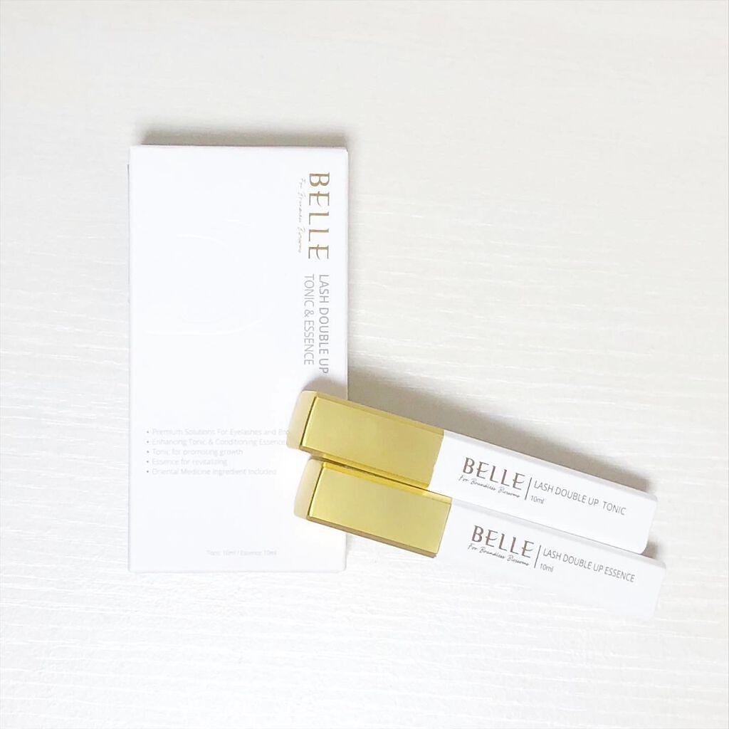 LASH DOUBLE UP TONIC & ESSENCE/Belle/まつげ美容液を使ったクチコミ(3枚目)