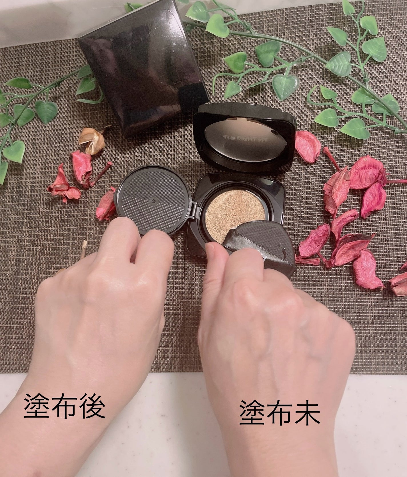 レイヤリングフィット グロークッションEX/TFIT/クッションファンデーションを使ったクチコミ(4枚目)