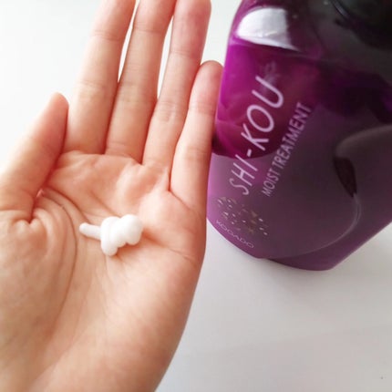 SHI-KOU モイスト シャンプー/トリートメント/紫光/市販シャンプーを使ったクチコミ(5枚目)