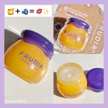 ブルーベリーハニーリップバーム/FRUDIA/リップバームを使ったクチコミ(4枚目)