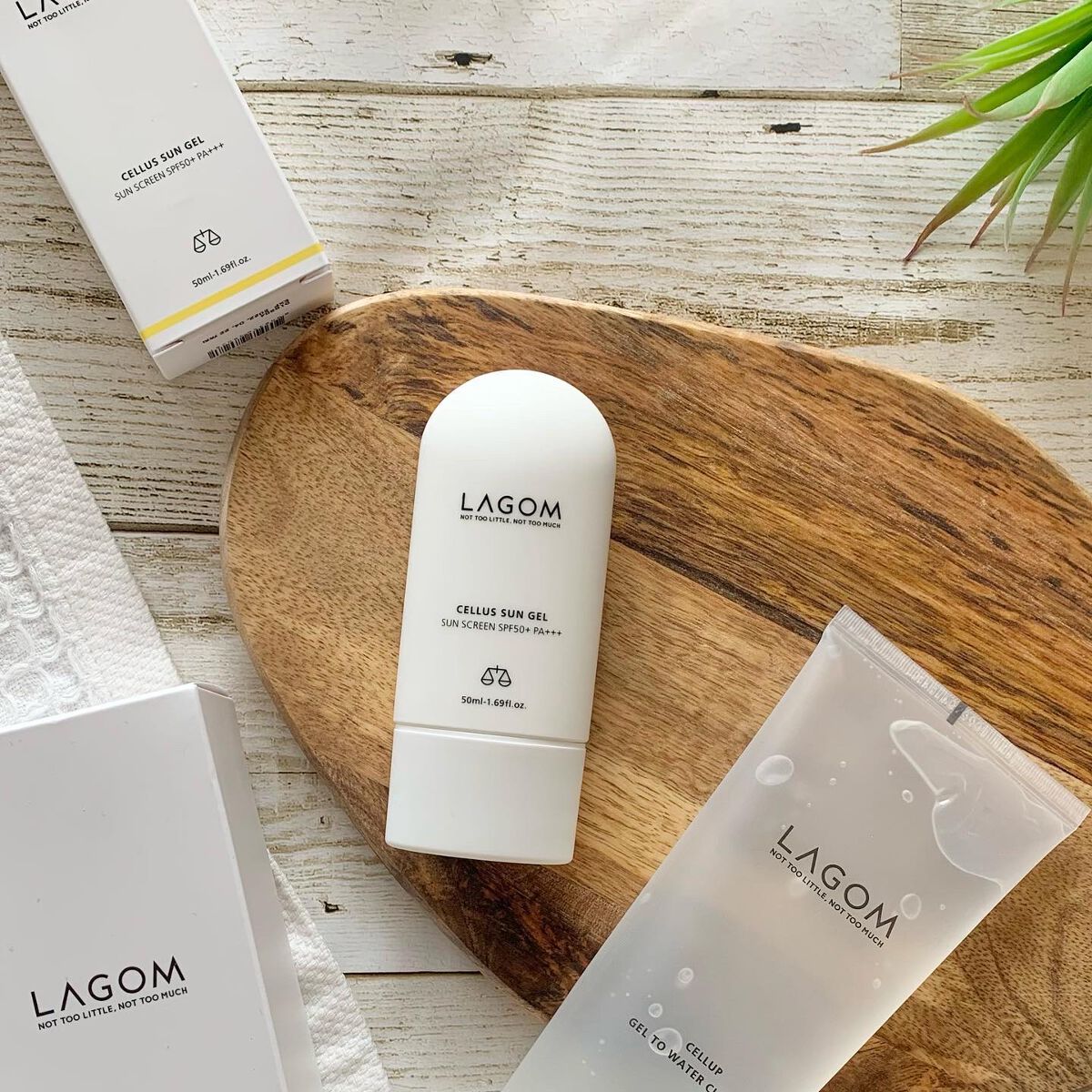 サンジェル プラス SPF50+ PA++++/LAGOM /日焼け止めジェルを使ったクチコミ(1枚目)