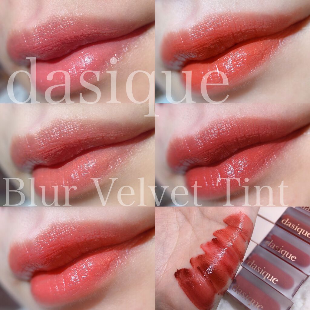 ブラーベルベットティント #03 Rose Berry/dasique/リップティントを使ったクチコミ（1枚目）