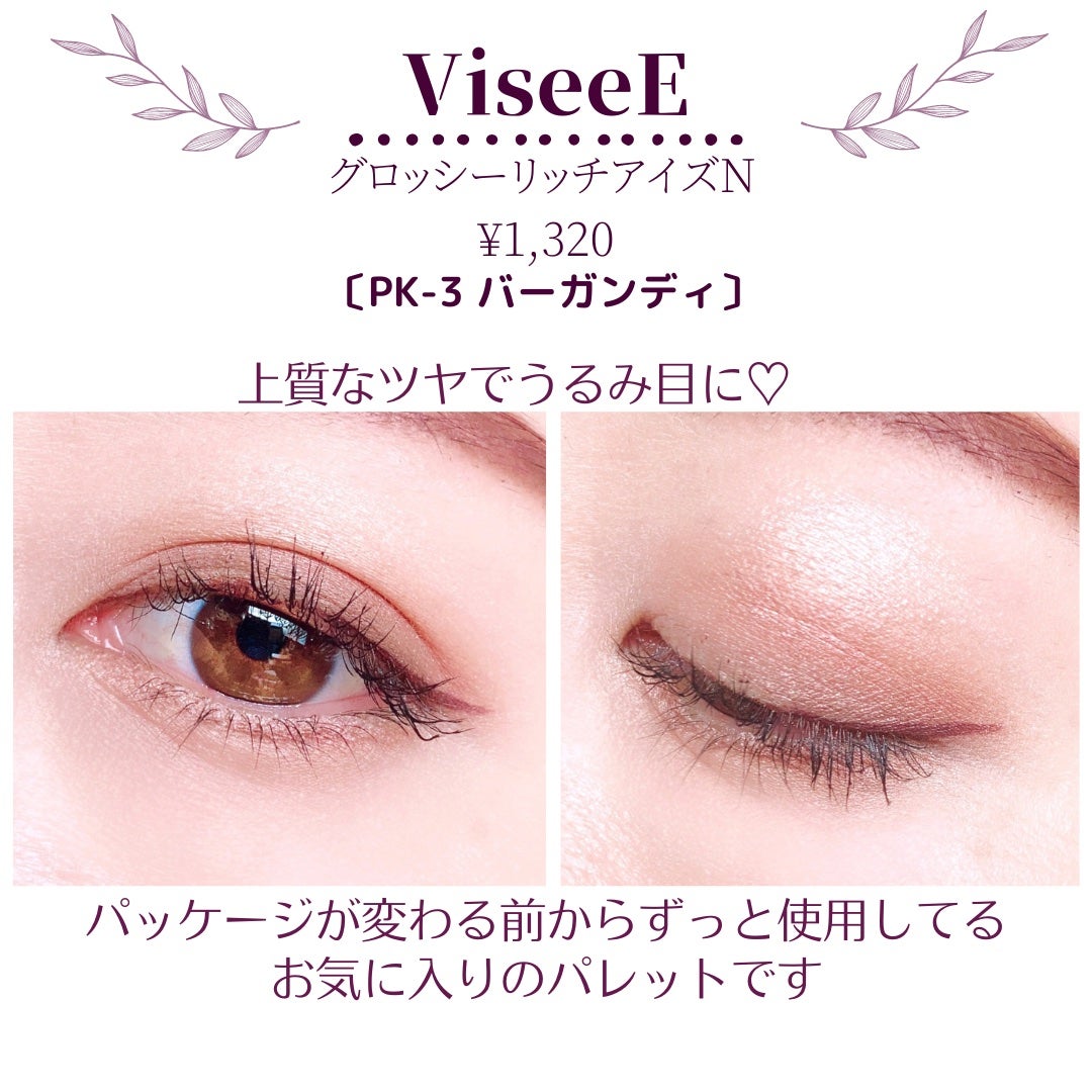 グロッシーリッチ アイズ N/Visée/アイシャドウパレットを使ったクチコミ(4枚目)
