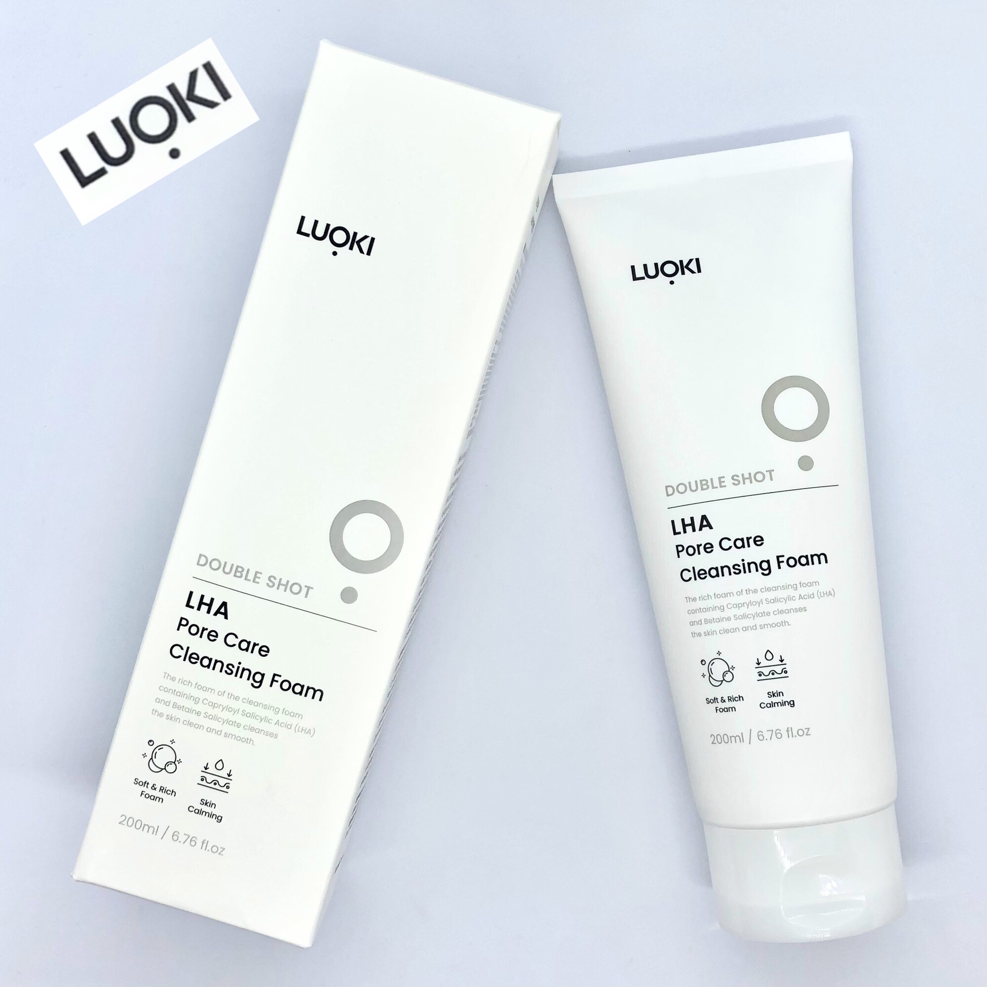 ダブルショットLHA毛穴ケアクレンジングフォーム /LUOKI/クレンジングクリームを使ったクチコミ（1枚目）