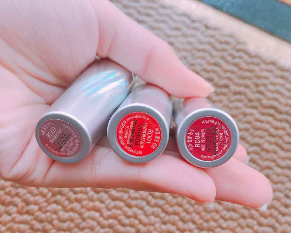 アピュー ウォーターライト ティント/A’pieu/リップティントを使ったクチコミ(3枚目)