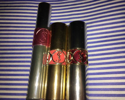 ルージュ ヴォリュプテ シャイン/YVES SAINT LAURENT BEAUTE/口紅を使ったクチコミ(4枚目)