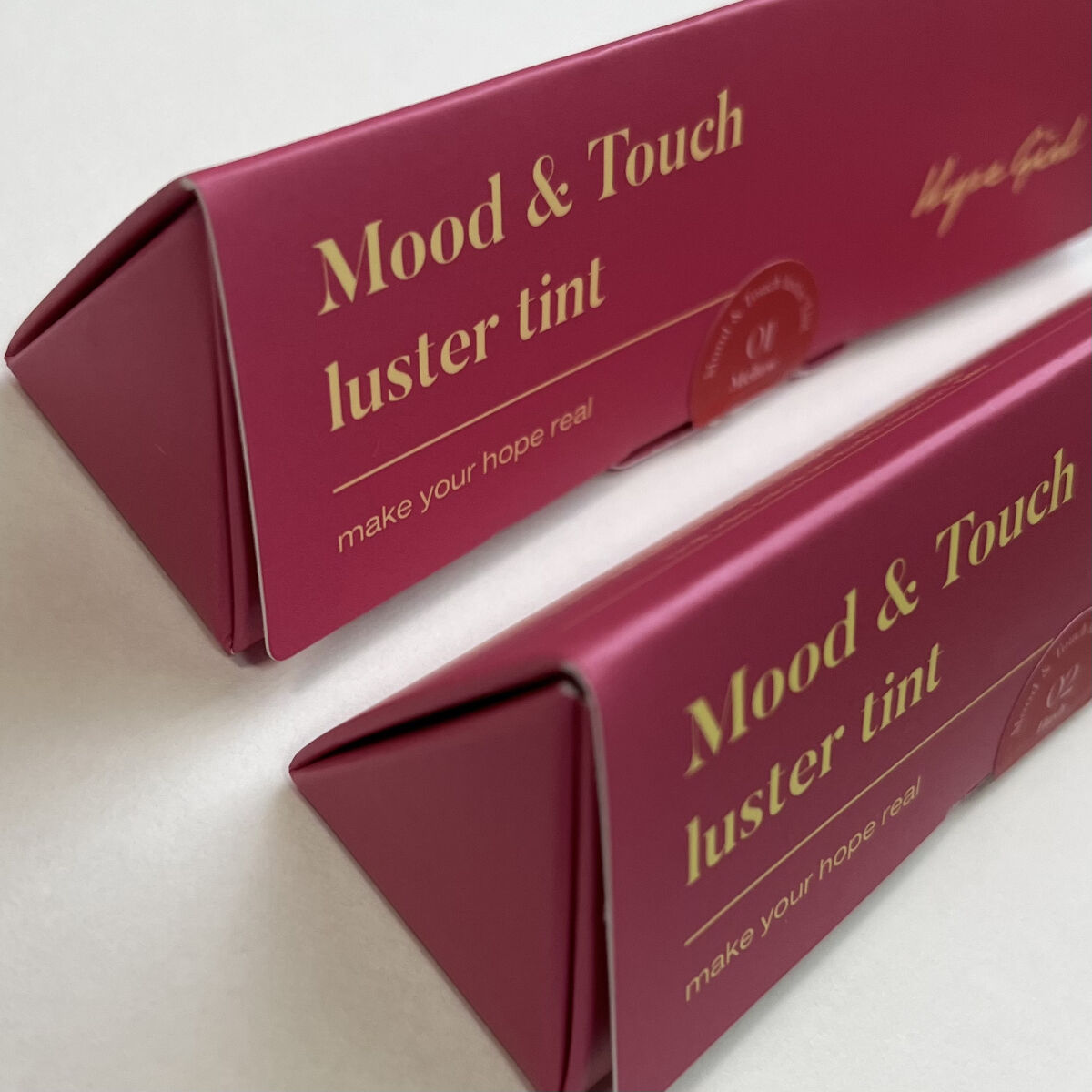 ムードアンドタッチラスターティント #2 HUSH/Hope Girl/リップティントを使ったクチコミ（2枚目）
