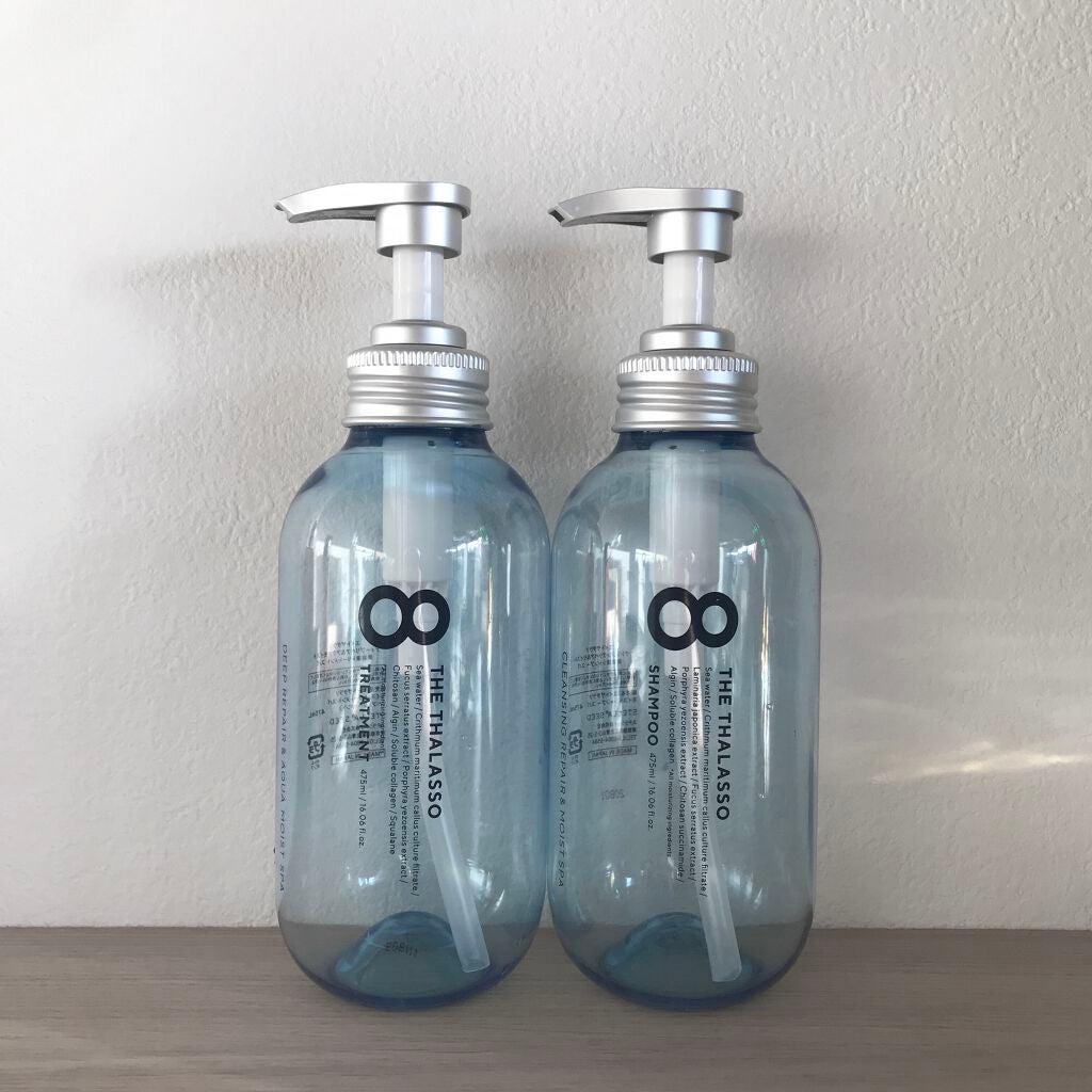 モイストシャンプー&モイストトリートメント ミニプレシャンプー付き スパ限定キット/エイトザタラソ/シャンプー・コンディショナーを使ったクチコミ(1枚目)