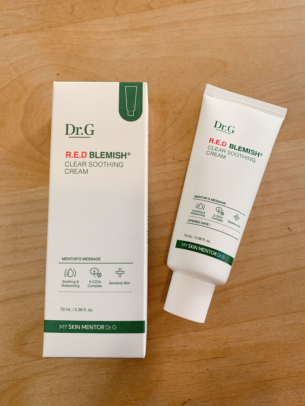 レッドB・Cスージングクリーム(チューブタイプ)/Dr.G/フェイスクリームを使ったクチコミ（1枚目）