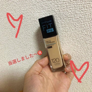 フィットミー リキッドファンデーション R/MAYBELLINE NEW YORK/リキッドファンデーションを使ったクチコミ（1枚目）