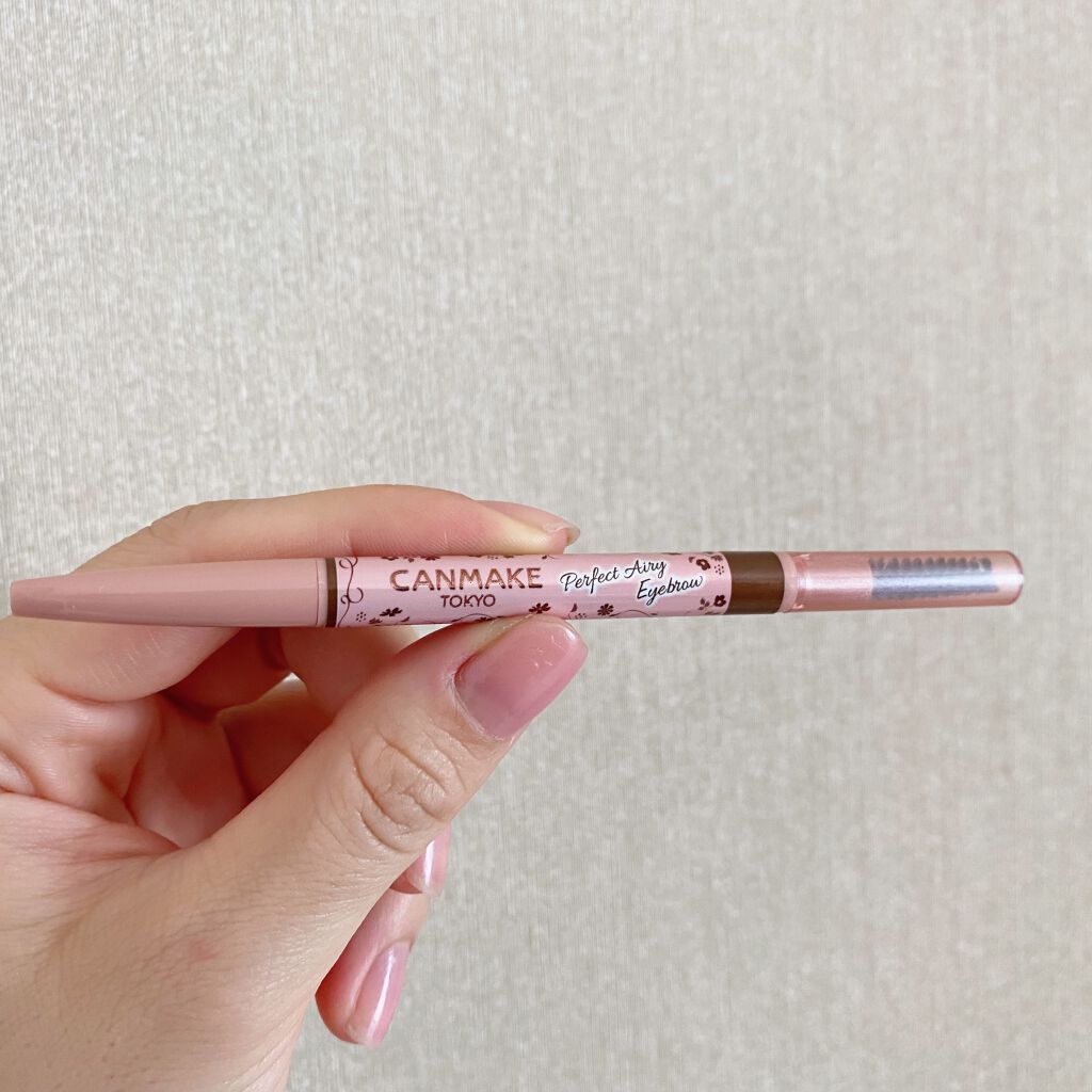 パーフェクトエアリーアイブロウ 01 ビターブラウン/キャンメイク/アイブロウペンシルを使ったクチコミ（1枚目）