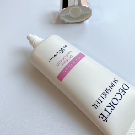 サンシェルター トーンアップCC/DECORTÉ/CCクリームを使ったクチコミ(4枚目)