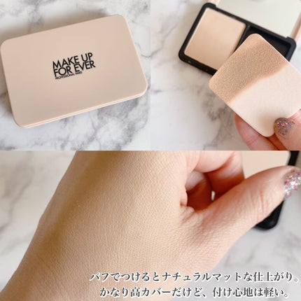 HDスキン マットベルベットコンパクト/MAKE UP FOR EVER/パウダーファンデーションを使ったクチコミ(4枚目)