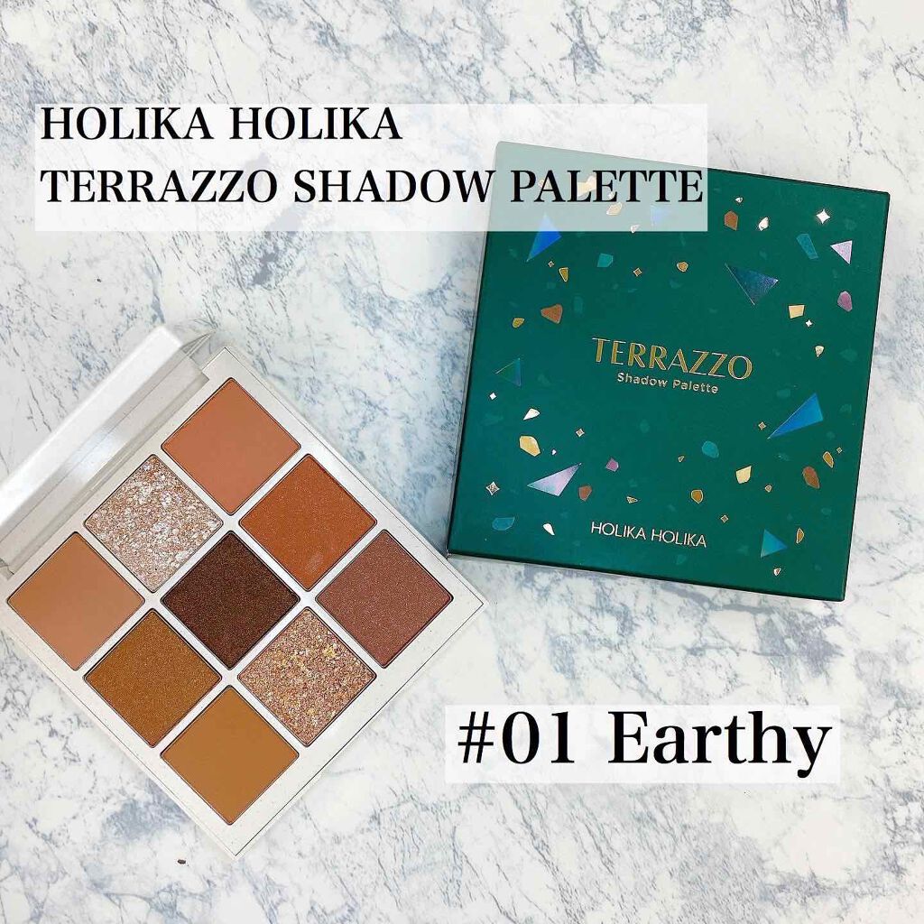 TERRAZZO Shadow palette/HOLIKA HOLIKA/アイシャドウパレットを使ったクチコミ(1枚目)