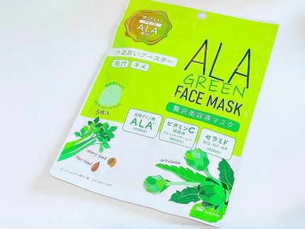 ALA グリーンフェイスマスク/ALA/シートマスク・パックを使ったクチコミ(1枚目)