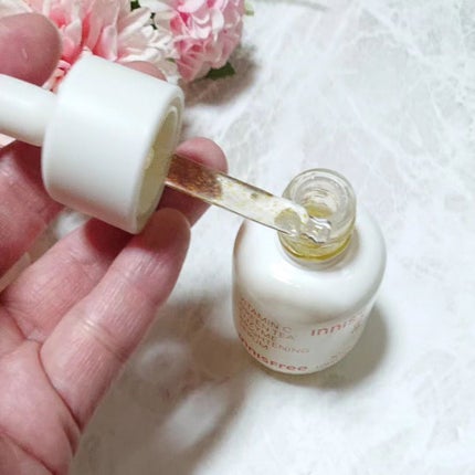 ビタC グリーンティーエンザイム ブライト セラム/innisfree/美容液を使ったクチコミ(4枚目)