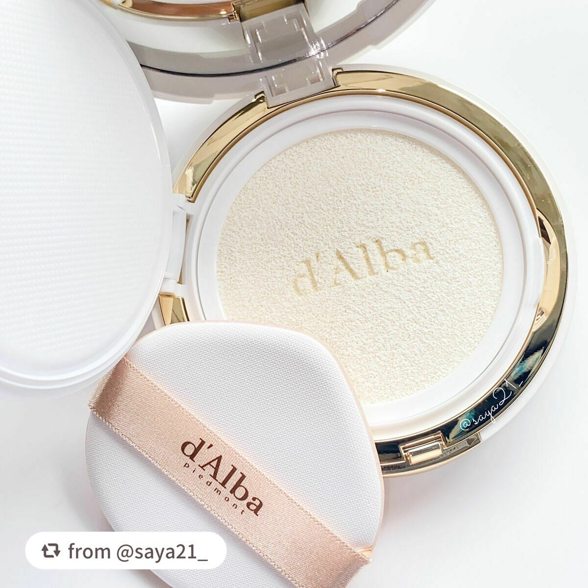 ウォータフルフレッシュサンクッション/ダルバ/日焼け止めローションを使ったクチコミ(2枚目)